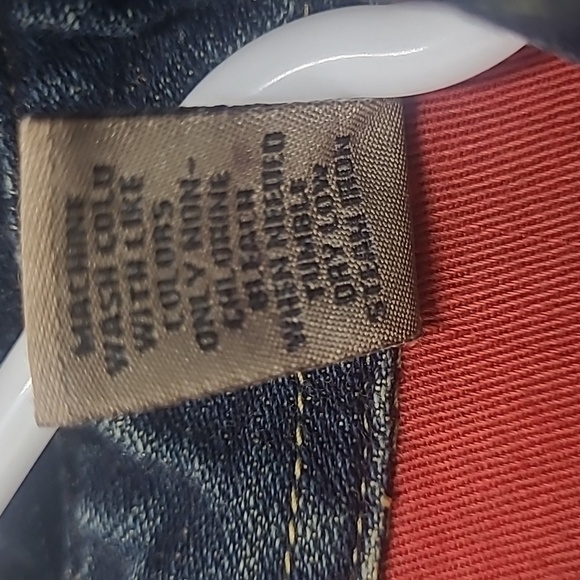 Denim Chore Jacket Workwear Utility Dark Wash Jean Coat Large Pockets Heritage - Picture 10 of 11